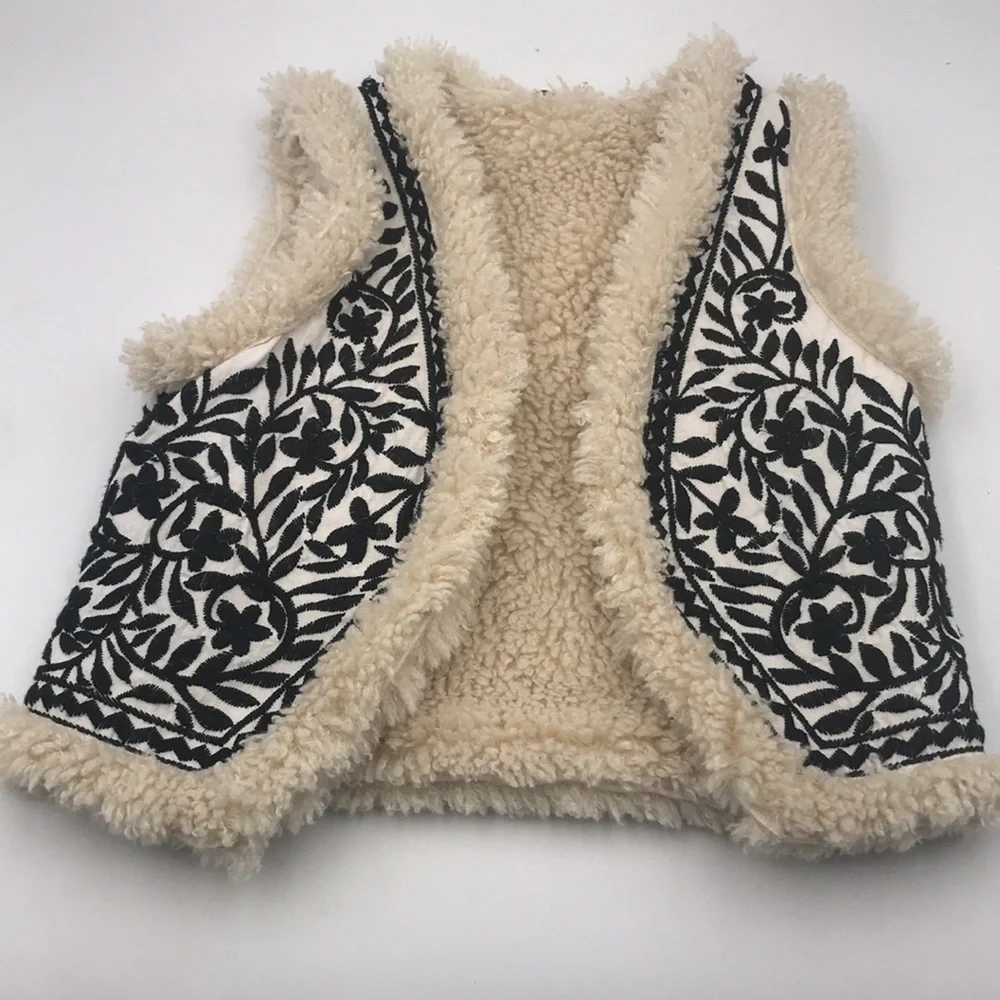 NWOT Free People Noelle Sherpa Vest